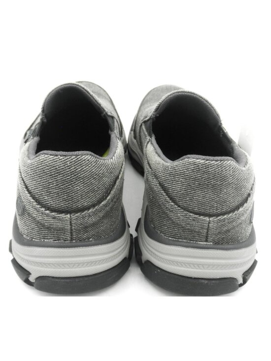 Skechers Men\'s Relaxed Fit Respected Fallston Charcoal Loafers Sz:8.5 #204387 main image 4